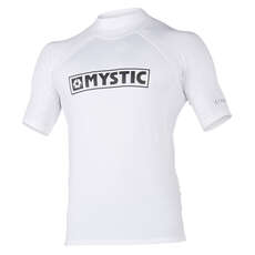 Mystic Star Rash Vest Manga Corta - Blanco