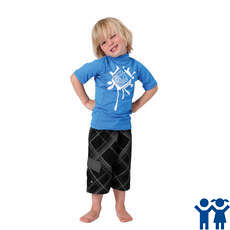 Mystic Star De Manga Corta De Kitesurf Ni?os Camisa De Lycra 2014 - Azul