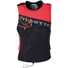 Mystic Estrella Wakeboard Chaleco Postal 2014 - Negro / Rojo