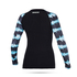 Mystic Sup Deslumbrado Mujeres De Manga Larga Rash Chaleco - Menta