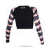 Mystic Sup Deslumbrado Mujer De Manga Larga Rash Chaleco Croptop - Rosa
