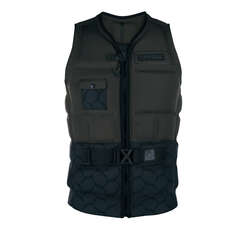Mystic Suprem Front-Zip Wake Impact Vest - Dark Olive