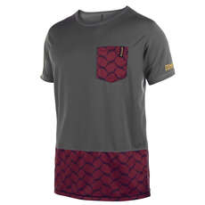 Camiseta De Manga Corta Mystic Suprem De Manga Corta - Rojo Oscuro