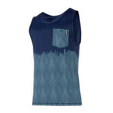 Voltaje Místico Tanktop Quickdry - Azul Marino