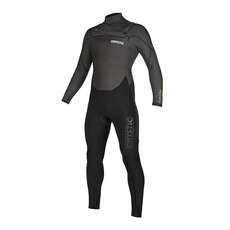 Traje De Neopreno Mystic Voltt 5/4/3 Mm Con Cremallera Completa - Negro