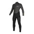 Traje De Neopreno Mystic Voltt 5/4/3 Mm Con Cremallera Completa - Negro