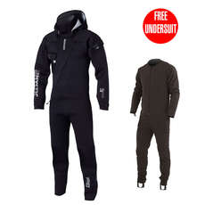 Mystic Vulcanic Neoprene Kitesurfing Traje Impermeable - Negro Mystic Vulcanic Neoprene Kitesurfing Traje Impermeable - Negro