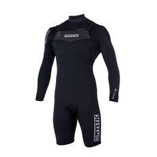 Traje Corto Mystic Star 3/2 Double Fz Longarm - Negro / Blanco Traje Corto Mystic Star 3/2 Double Fz Longarm - Negro / Blanco