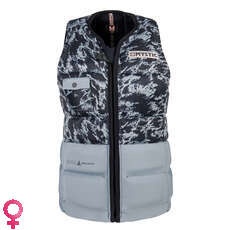Mystic Woman Dazzled Front-Zip Impact Vest - Gris Mystic Woman Dazzled Front-Zip Impact Vest - Gris