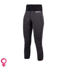 Mystic Women Dazzled Rash Pants - Negro / Gris