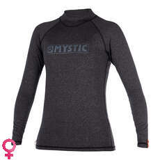 Mystic Women Star Longsleeve Rash Vest - Negro
