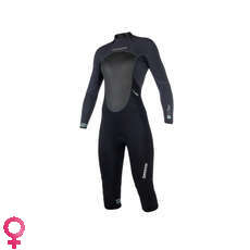 Mystic Womens Suit 3 / 2Mm Backzip Longarm Shortleg Wetsuit - Negro Mystic Womens Suit 3 / 2Mm Backzip Longarm Shortleg Wetsuit - Negro