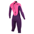 Mystic Para Mujer Marca 3 / 2Mm Backzip Longarm Shortleg Wetsuit - Purple