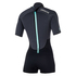 Mystic Para Mujer Marca 3 / 2Mm Bzip Flatlock Shorty Wetsuit - Negro