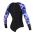 Mystic Womens Dazzled Longarm Lycra Rash Suit - Púrpura