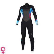 Traje De Neopreno Mystic Para Mujer Diva 3 / 2Mm Doble Fzip Fullsuit - Aurora