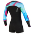 Mystic Womens Diva 3 / 2Mm Fzip Longarm Shorty Wetsuit - Aurora