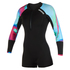 Mystic Womens Diva 3 / 2Mm Fzip Longarm Shorty Wetsuit - Aurora