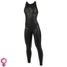 Mystic Womens Diva 3 / 2Mm Long John Wetsuit - Negro
