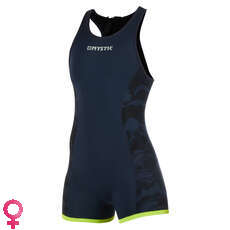 Traje De Neopreno John Mystic Para Mujer Diva 3 / 2Mm Short - Azul Marino / Lima