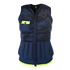 Mystic Womens Diva Front-Zip Wake Impacto Chaleco - Azul Marino / Lima