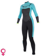 Mystic Womens Dutchess 5/4 Mm Doble Delantero Con Cremallera Traje - Mint Mystic Womens Dutchess 5/4 Mm Doble Delantero Con Cremallera Traje - Mint