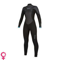 Mystic Womens Gem 6/4 / 3Mm Double Fzip Fullsuit Wetsuit - Negro Mystic Womens Gem 6/4 / 3Mm Double Fzip Fullsuit Wetsuit - Negro