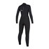 Traje De Neopreno Completo Mystic Womens Star 5 / 3Mm Con Cremallera Trasera - Negro