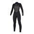 Traje De Neopreno Completo Mystic Womens Star 5 / 3Mm Con Cremallera Trasera - Negro