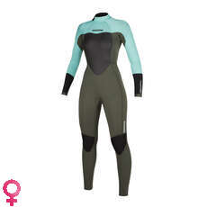 Traje De Neopreno Completo Mystic Womens Star 5 / 3Mm Con Cremallera Trasera - Verde Menta Traje De Neopreno Completo Mystic Womens Star 5 / 3Mm Con Cremallera Trasera - Verde Menta