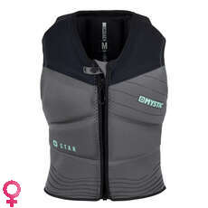 Mystic Womens Star Kite Chaleco De Impacto Con Cremallera Delantera - Negro