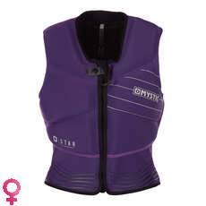 Mystic Womens Star Kite Chaleco De Impacto Con Cremallera Delantera - Púrpura
