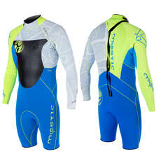 Mystic Crossfire Yz 3/2 Kitesurf Chapo Longarm 2014 - Azul