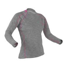 Top De Capa Larga Para Mujer Palm Arun - Gris Brezo Top De Capa Larga Para Mujer Palm Arun - Gris Brezo