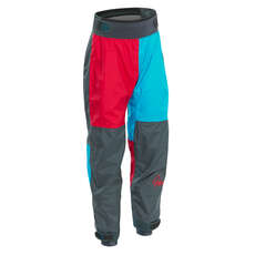 Pantalones Para Niños Palma Rocket - Aguamarina / Rojo