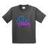 Camiseta Palm Script - Gris
