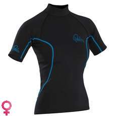 Camiseta De Quita Y Pon De Neopreno Manga Corta Para Mujer Palm Wairoa - Negro Camiseta De Quita Y Pon De Neopreno Manga Corta Para Mujer Palm Wairoa - Negro