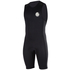 Rip Curl Aggrolite Back-Zip Short John Traje De Neopreno - Negro