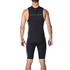Rip Curl Aggrolite Back-Zip Short John Traje De Neopreno - Negro