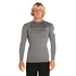 Rip Curl Manga Larga Dawn Patrol Uv Tee - Negro / Marled