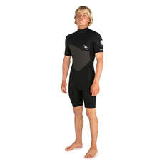 Rip Curl Omega 1.5Mm Back-Zip Shorty Wetsuit - Negro Rip Curl Omega 1.5Mm Back-Zip Shorty Wetsuit - Negro