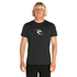 Icono De Manga Corta Rip Curl Rash Guard Uv Tee - Negro