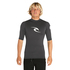 Rip Curl Manga Corta Uv Surf Tee - Gris Oscuro