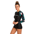 Rip Curl Para Mujer De Manga Larga Cloud Break Relaxed Uv Tee - Negro