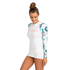 Rip Curl Para Mujer De Manga Larga Cloud Break Relaxed Uv Tee - Blanco