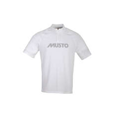 Musto Esencial Evolución Uv Zip Dry Fast Cuello - Blanco