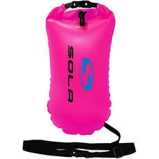 Bolsa Impermeable Para Flotador De Natación Sola Open Water De 20 L, Color Rosa