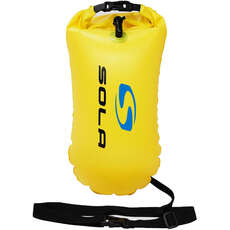 Bolsa Estanca Para Flotador De Natación Sola Open Water De 20 L, Color Amarillo