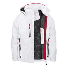 Chaqueta Musto Mujer Cerdeña Br1 2019 - Blanco / Rojo Verdadero