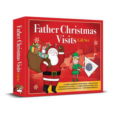 The Gift Box Company Juego De Regalo De Visitas De Papá Noel